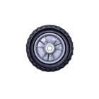 Univerzální plastové kolo s ložiskem pro motorové a elektrické sekačky průměr 150 mm pryžová pneumatika